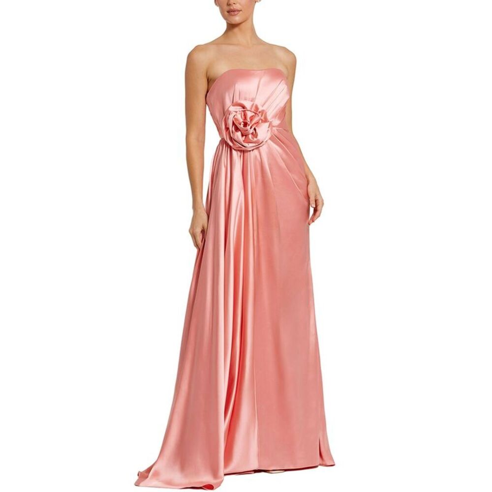 Mac Duggal Womens  Flower Gown, Coral